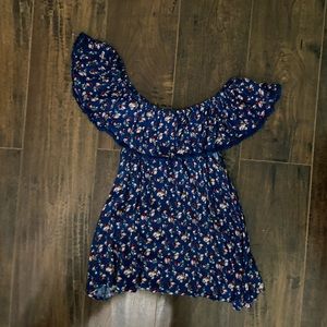 Off the shoulder flower shirt
